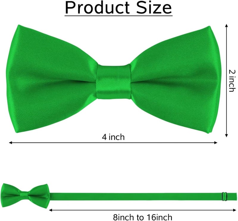 FELYSIK Satin Bow Ties for Boys Kids Toddler Baby Pretied Bowties for Prom Event Wedding, Multi Color - Image 4